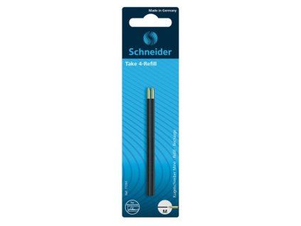 Náplň do guľôčkového pera Take 4 čierna 2ks