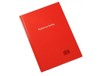 Požiarna kniha, A4, tvrdá väzba, 96 listov