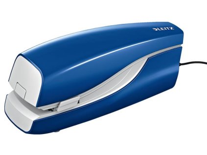 Zošívačka, elektrická, 24/6, 20 listov, LEITZ "Nexxt 5533", modrá
