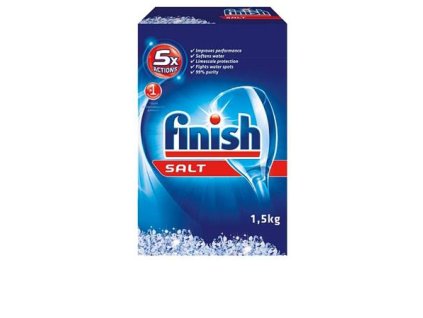 Regeneračná soľ do umývačky riadu, 1,5 kg, FINISH