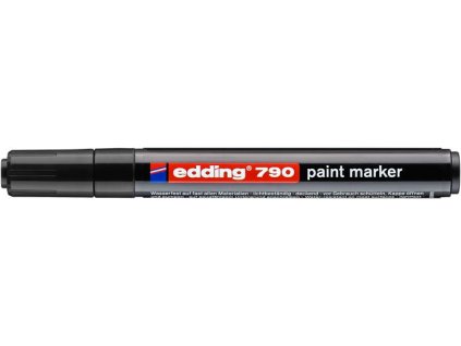 Lakový popisovač, 2-3 mm, EDDING "790", čierny