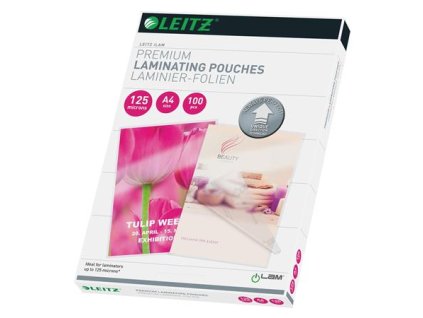 Laminovacia fólia, 125 mikr., A4, lesklá, UDT technológia, LEITZ "iLam"