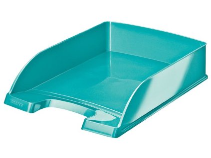 Odkladač, plastový, LEITZ "Wow", ľadovo modrá