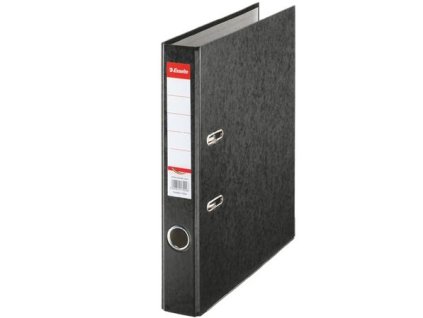 Pákový šanón, 50 mm, A4, kartón, ESSELTE "Rainbow", čierny