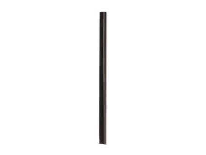 Násuvná lišta, 6 mm, 1-60 listov, DURABLE, čierna