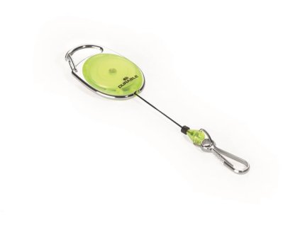 Výsuvný kotúč, s možnosťou vysunutia, so svorkou, DURABLE "Style", žltý