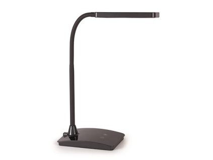 Stolová lampa, LED, nastaviteľná, MAUL "Pearly colour vario", čierna