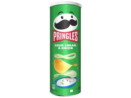 Chips, 165 g, PRINGLES, kyslá smotana-cibuľa