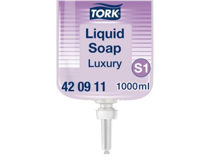 Tekuté mydlo, 1 l, S1 systém, TORK "Luxury", fialová
