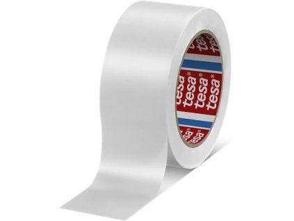 Vyznačovacia PVC páska, 50 mm x 33 m, TESA "Professional", biela