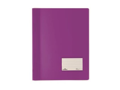 Rýchloviazač, A4, extra silný, DURABLE "DURALUX®", priehľadná fialová