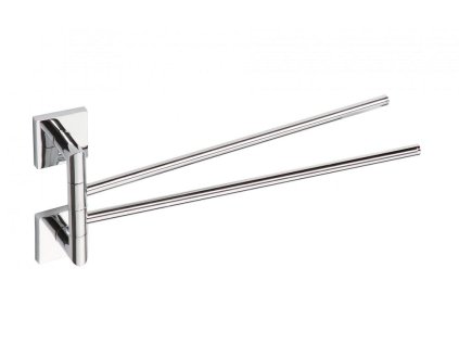 Držiak uterákov dvojitý otočný DESIGN, 450 mm