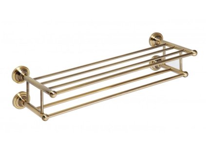 VINTAGE BRONZ:  POLIČKA NA UTERÁKY DVOJITÁ