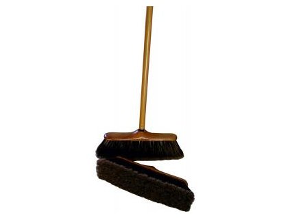 Zmeták Top hnedý + tyč Klasik hnedá