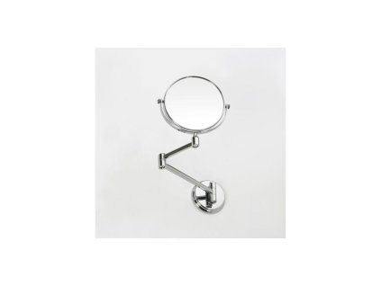 Zrkadlo kozmetické okrúhle, otočné, chróm, 150×250 mm