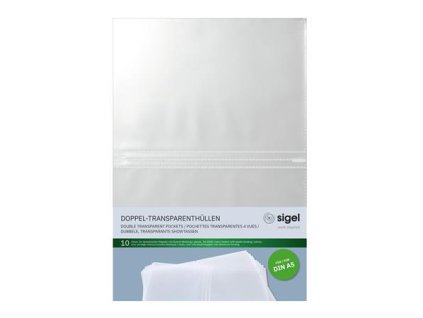 Puzdro do obalu na jedálny lístok, A5, SIGEL, priehľadné