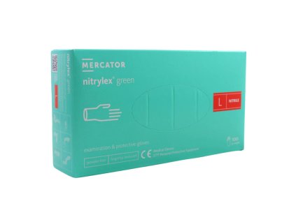 480735 480735 nitrilove rukavice jednorazove mercator nitrylex zelene l 100ks