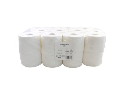 Toaletný papier,100% celulóza, 2 vrst., 55m – 24ks