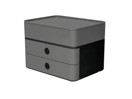 Zásuvkový box ALLISON sivý