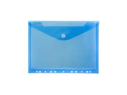 Plastový obal A4 s cvočkom a eurodierovaním Karton PP modrý