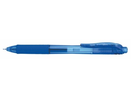 Gélové pero, 0,25 mm, stláčací mechanizmus, PENTEL "EnerGelX BLN105", modrá