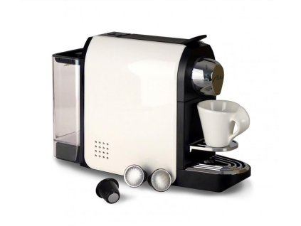 Kávovar ALDA na kapsle, krémový