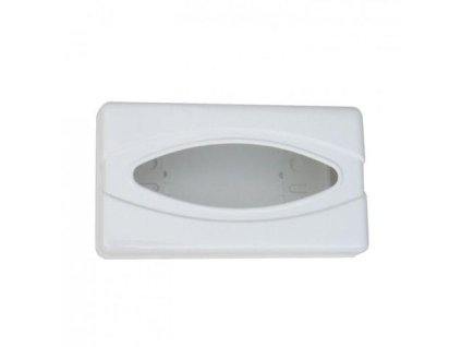 PLASTOVÝ ZÁSOBNÍK KOZMETICKÝCH VRECKOVIEK+RUKAVIC, BIEL