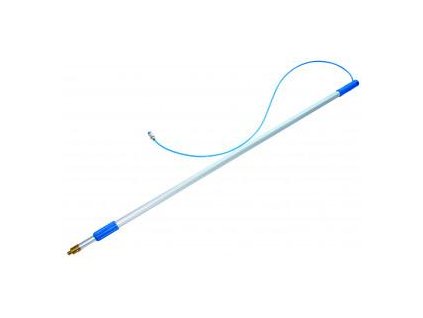 Tyč hliníková 2x120 cm s prietokom teleskopická
