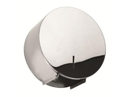 ZÁSOBNÍK JUMBO NA TOALETNÝ PAPIER MINI LESKLÁ NEREZ