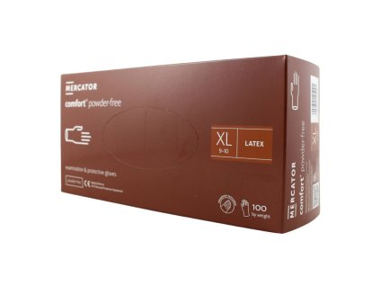 483969 483969 latexove rukavice mercator comfort nepudrovane xl 100ks