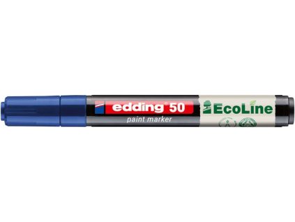 Lakový popisovač, 2–3 mm, EDDING „50“, modrý