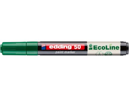 Lakový popisovač, 2-3 mm, EDDING "50", zelený