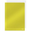 Obal "L", A4, 150 mikr., číry povrch, ESSELTE "Luxus", žltý
