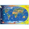 Podložka na stôl, obojstranná, "Föld országai/Gyermek-világtérkép - Krajiny Sveta/ Detská mapa sveta" výrobok v MJ