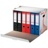 Archivačný kontajner na šanóny, kartón, s predným otváraním, ESSELTE "Standard", biela