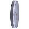 Nástenné hodiny, 25 cm, ALBA "Classic", priehľadné sivé