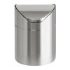 Odpadkový kôš, 1,5 l, nehrdzavejúca oceľ, stolový, VEPA BINS, strieborná