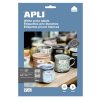 Etikety, univerzálne, 25,4x10 mm, APLI, 1890 etikiet/bal