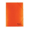 Doska s gumičkou, kartónová, A4, VICTORIA OFFICE, oranžová
