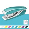 Zošívačka, mini,  No. 10, 10 listov, kovová, LEITZ "Nexxt Wow", ladovo modrá