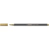 Popisovač, 1,4 mm, STABILO "Pen 68 metallic", zlatá