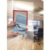 Informačný panel, A4, samolepiaci, DURABLE "DURAFRAME®", červená