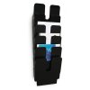Stojan na prospekty, nástenný, stojatý, A4, DURABLE "FLEXIPLUS 6", čierna
