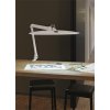 Stolová lampa, LED, nastaviteľná, s držiakom, MAUL "Work", biela