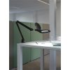 Stolová lampa, LED, zväčšovacie sklo, s držiakom, MAUL "Makro", čierna