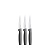 Set univerzálnych nožov, 11 cm, FISKARS "Functional Form", čierna