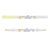 Zvýrazňovač, 1,0/3,5 mm, obojstranný, ZEBRA "Mildliner Fluorescent", žltá