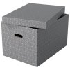 Úložný box, veľ. L, ESSELTE "Home", sivý