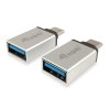 Adaptér, prevodník USB-C-USB-A, 2 ks, EQUIP