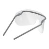 Ochrana zraku,  číra, s vymeniteľnou fóliou, DURABLE, sivá